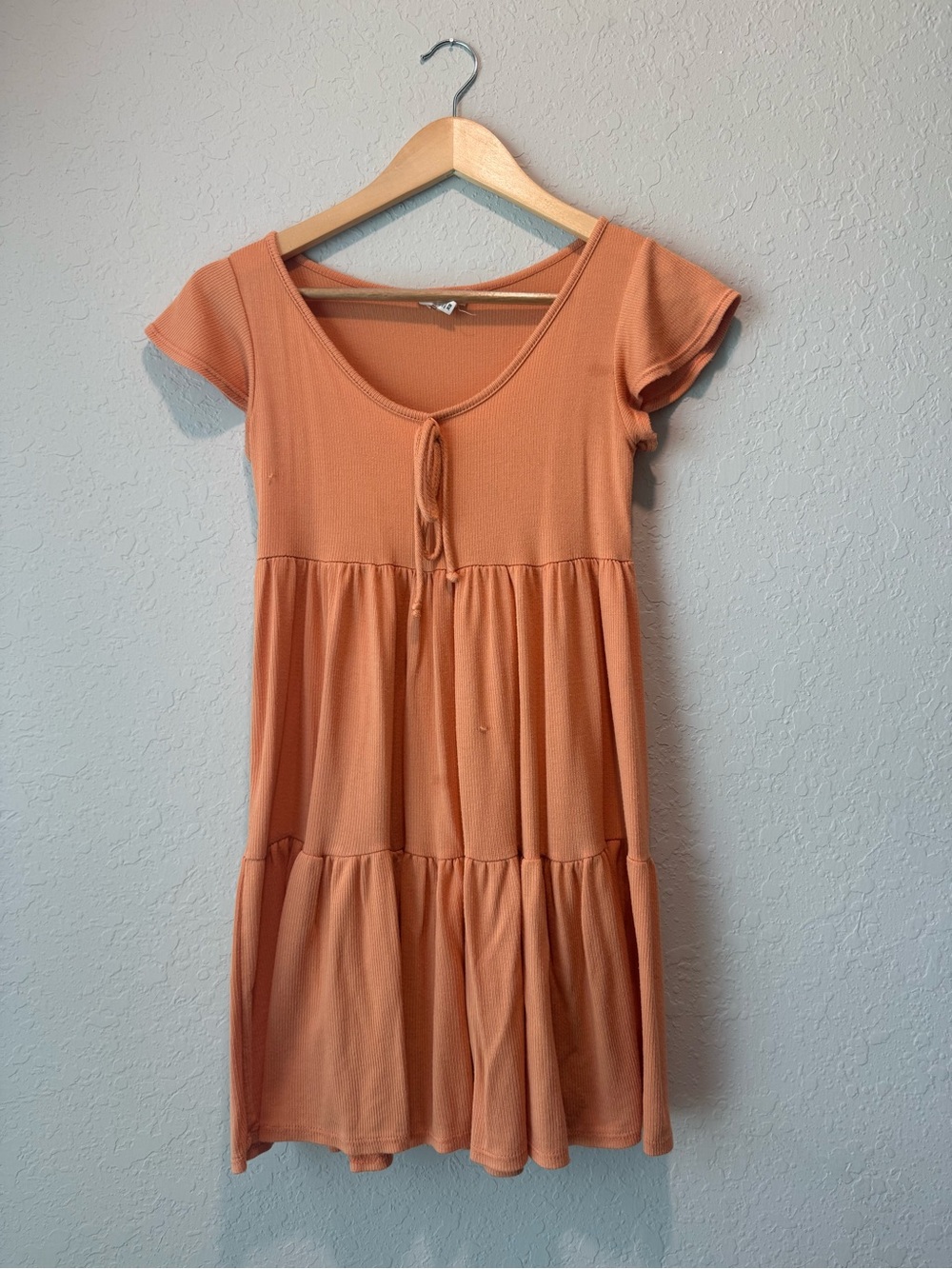 Orange Babydoll Dress